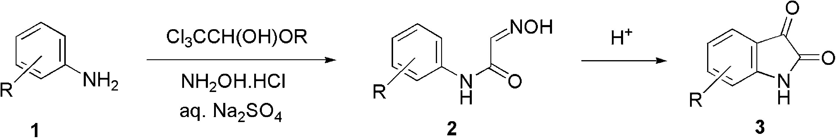 Sandmeyer isatin synthesis.