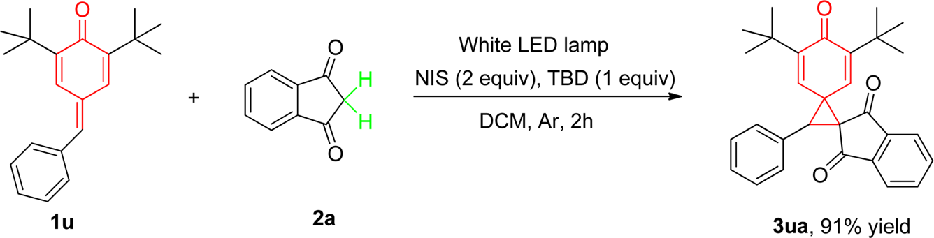 Spirocyclopropanation Reaction of p-Quinone Methide