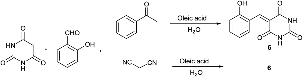 Oleic acid catalysed pyrimidine-fused heterocycles synthesis.