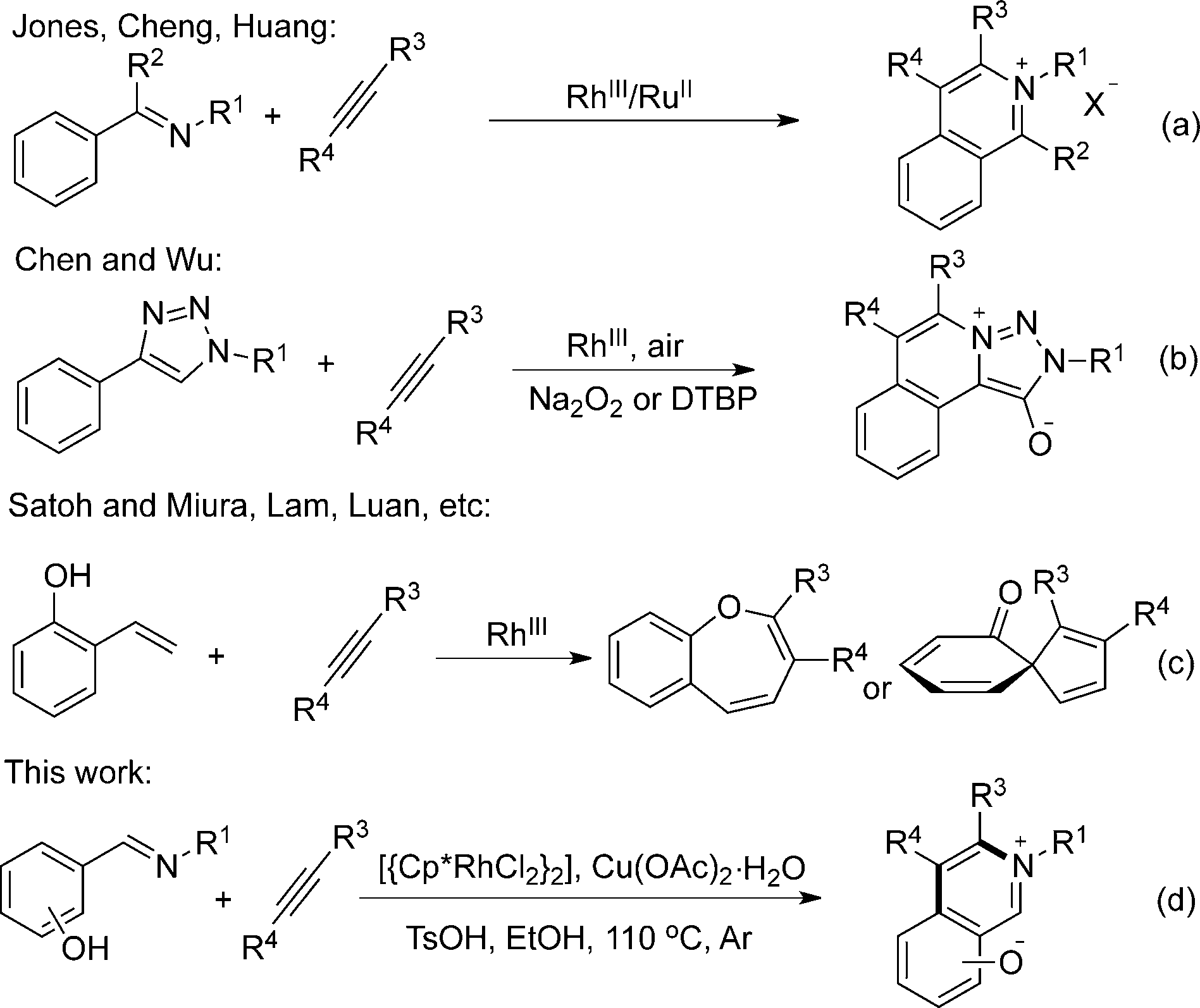 Transition-metal-catalyzed CÀH bond functionalizations.
