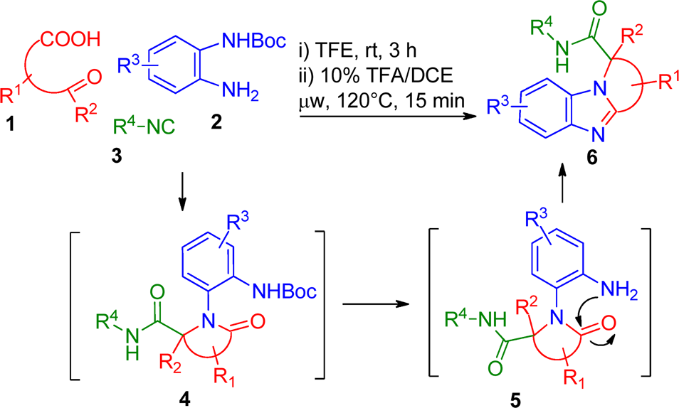 Synthesis of α-Quaternized Benzimidazole-Carboxamides 