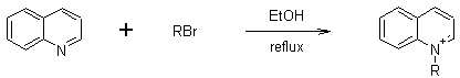 Preparation of quinolinium salts.