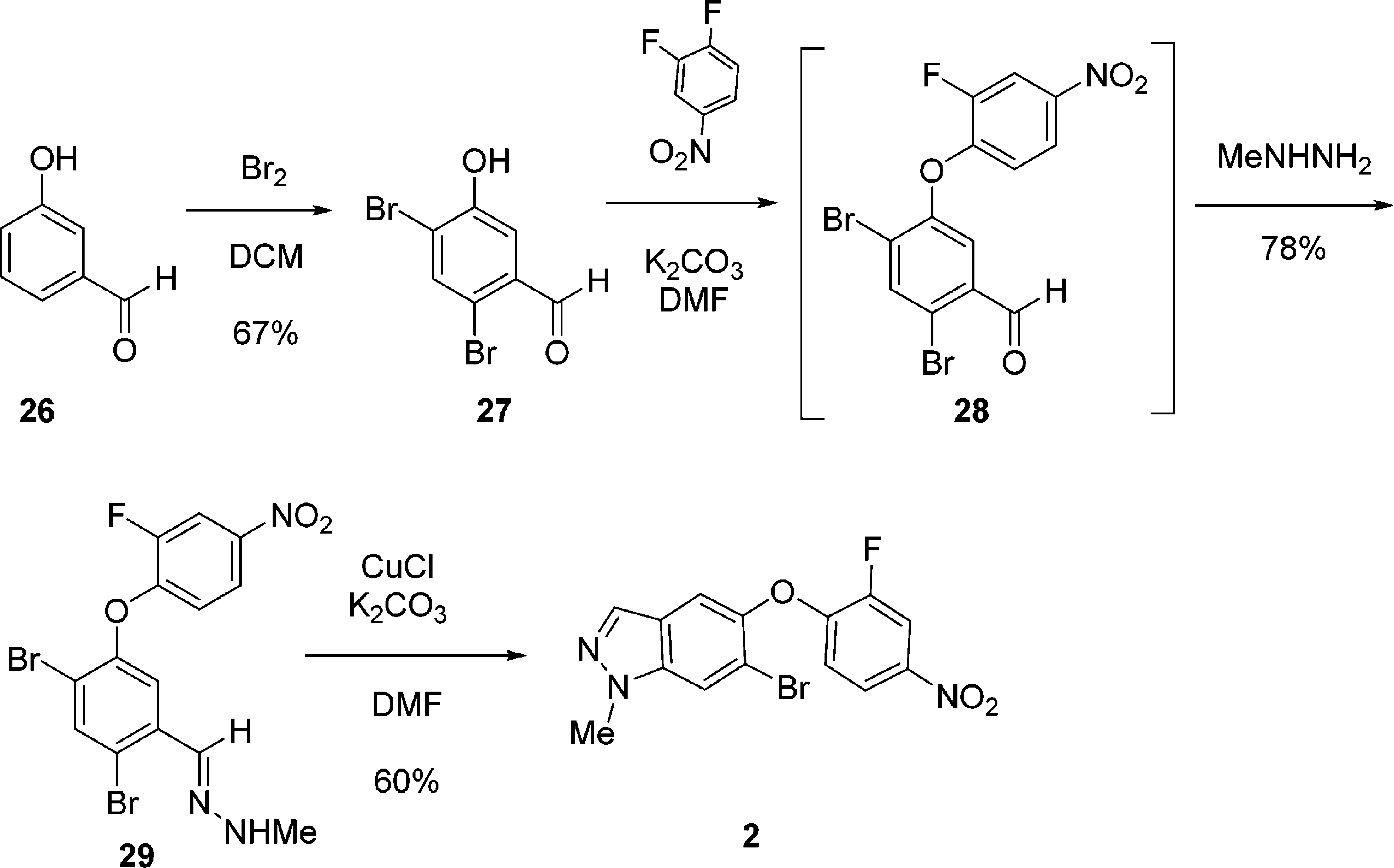 An Improved Preparation of Indazole 2