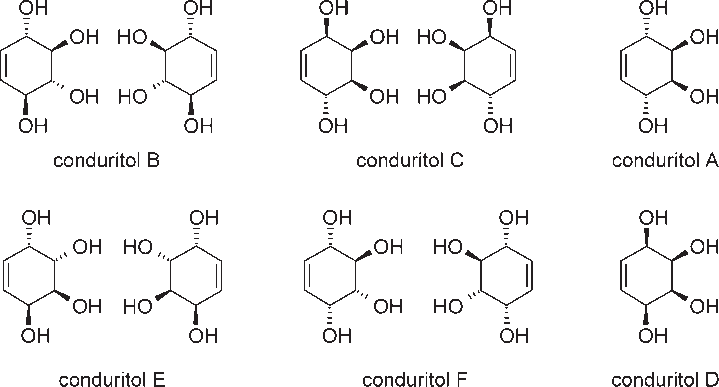 Structures of all conduritol isomers.