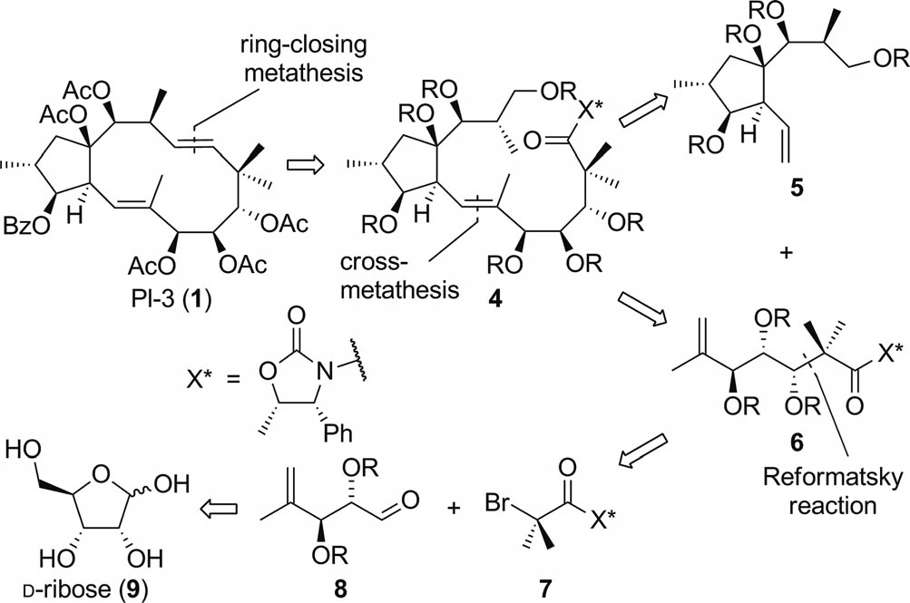 Retrosynthetic analysis.
