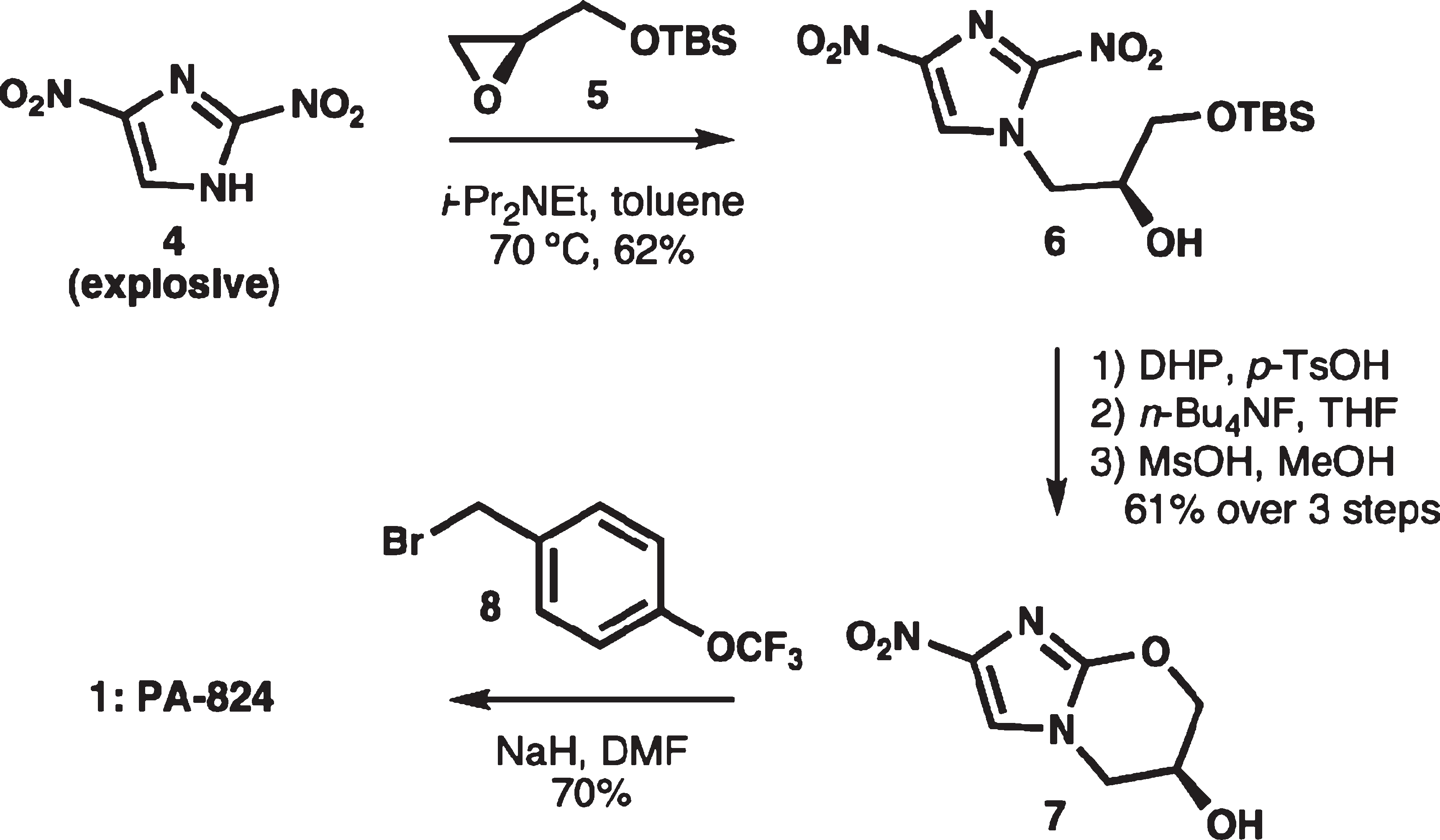 Original production process of PA-824