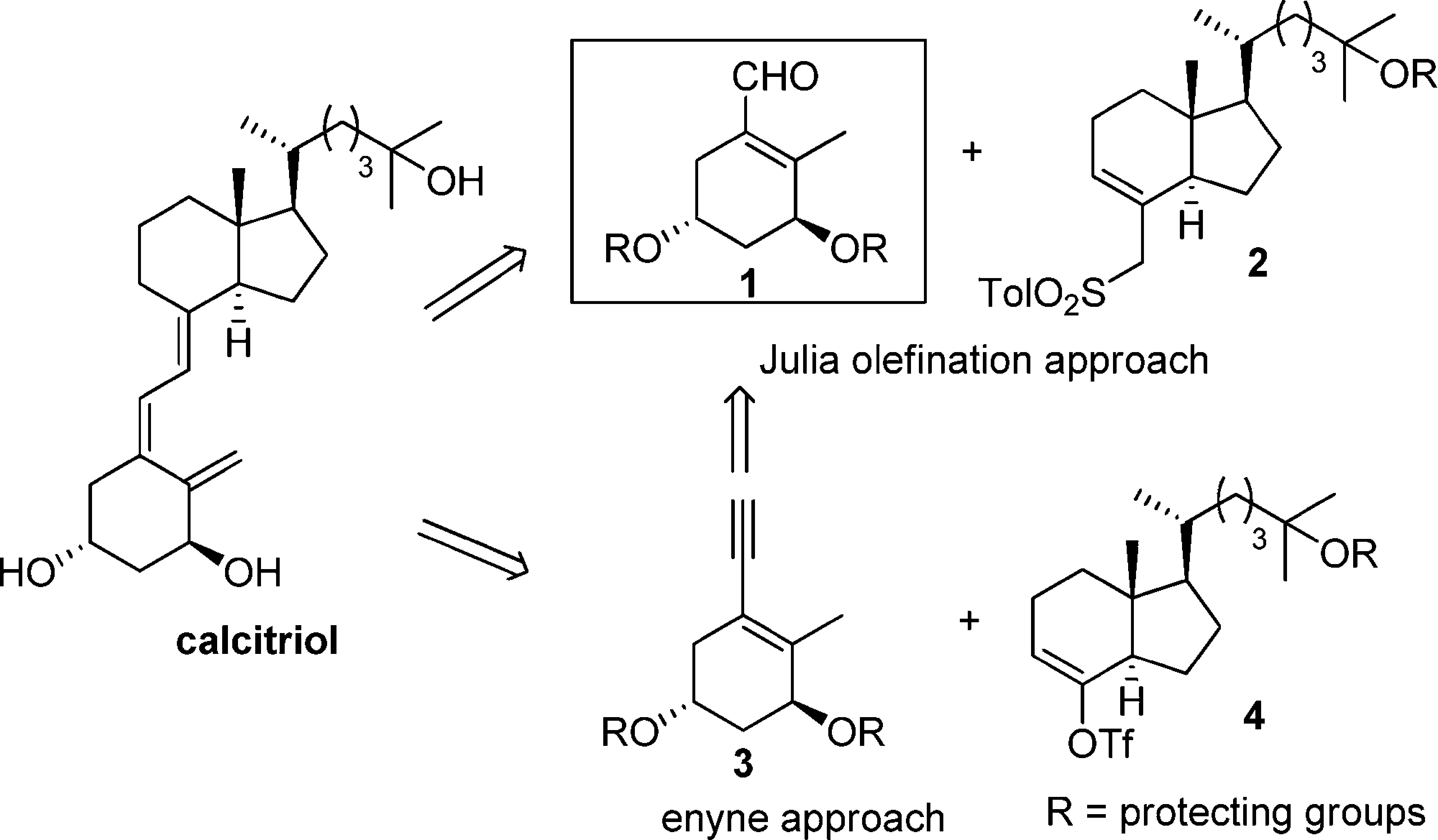 α,β-Unsaturated aldehyde 1 serves as a key intermediate in the synthesis of calcitriol.