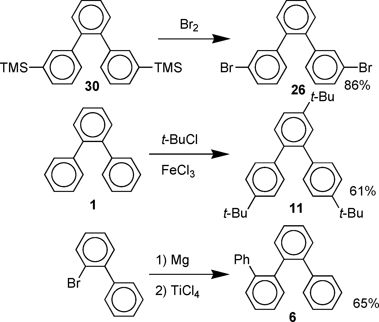 Other Methods Used for the Synthesis of Substituted Terphenyls