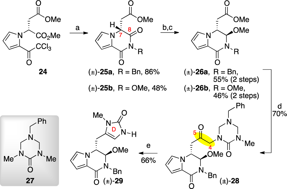Synthesis of Imidazolone ( )-29
