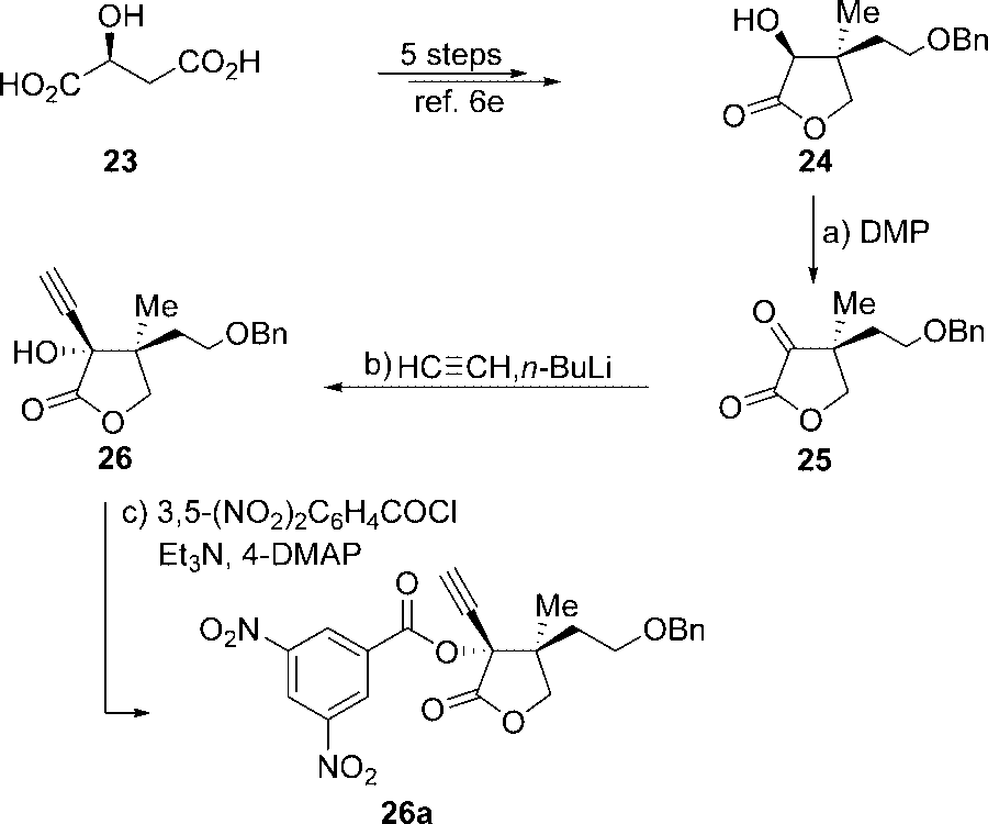 Synthesis of Propargyl Alcohol 26