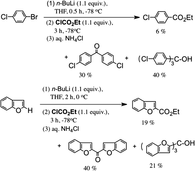 Introduction of ester group with ethyl chloroformate.