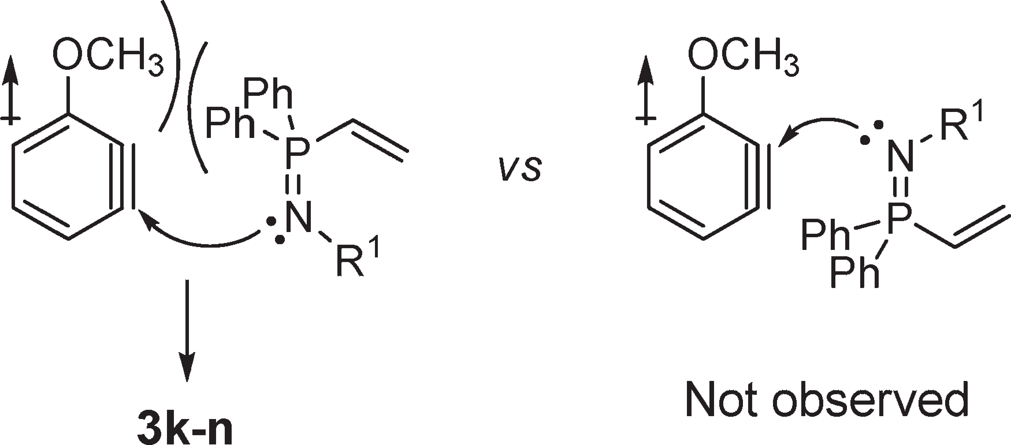 Electronic and steric factors in the reaction of P-vinyl- λ5-phosphazenes and 3-methoxybenzyne.