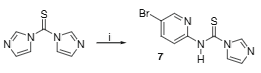 Reagents and conditions: (I) 2-amino-5-bromopyridine, CH3CN, rt, 120.